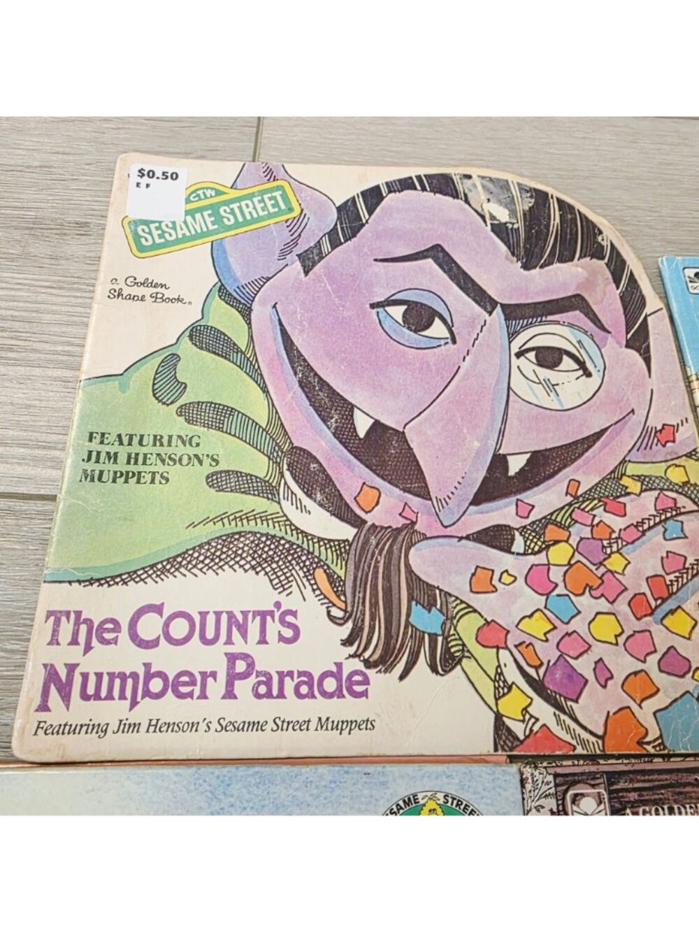 8 Vtg Golden Books HC PB Mix Sesame Street Books Christmas Grover Grouch Herry - Picture 3 of 16